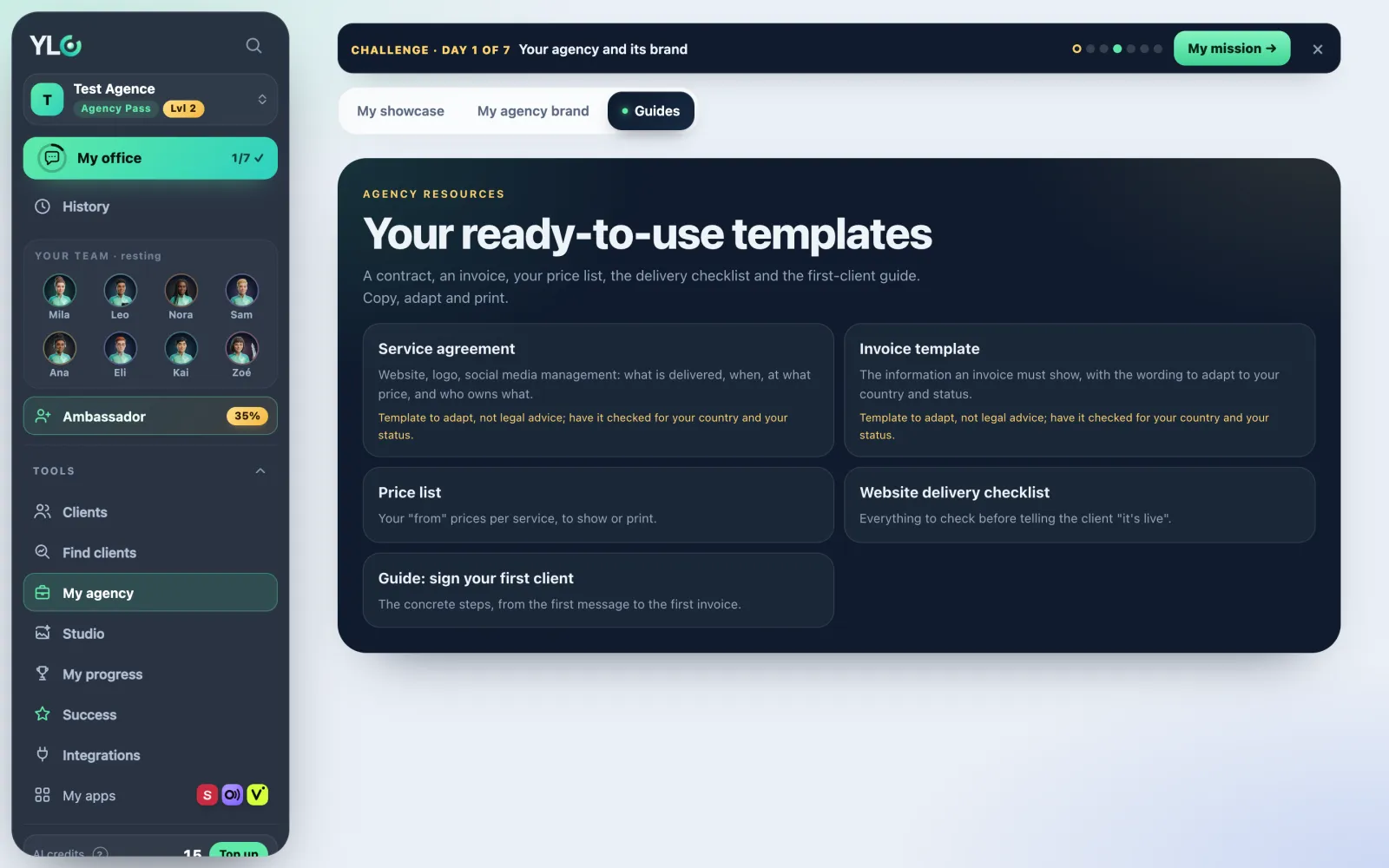 Your agency guides