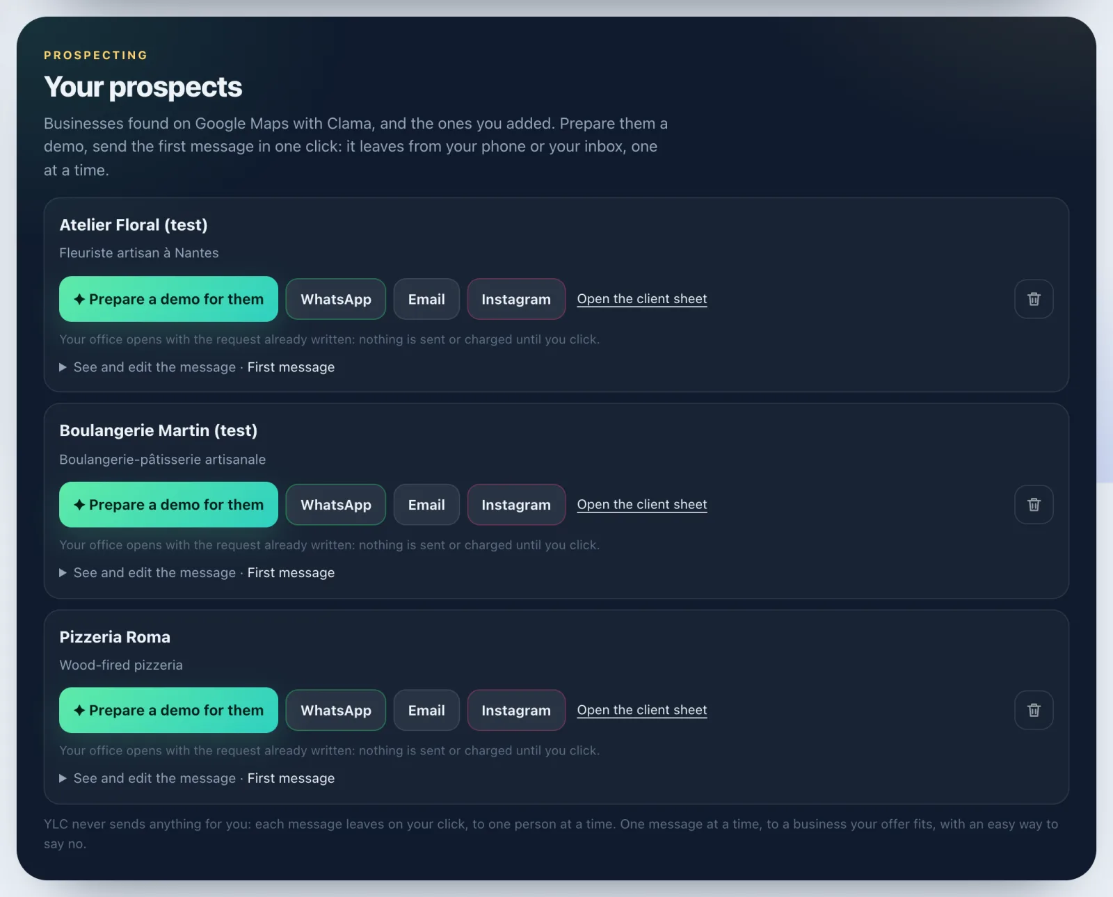 Your prospects