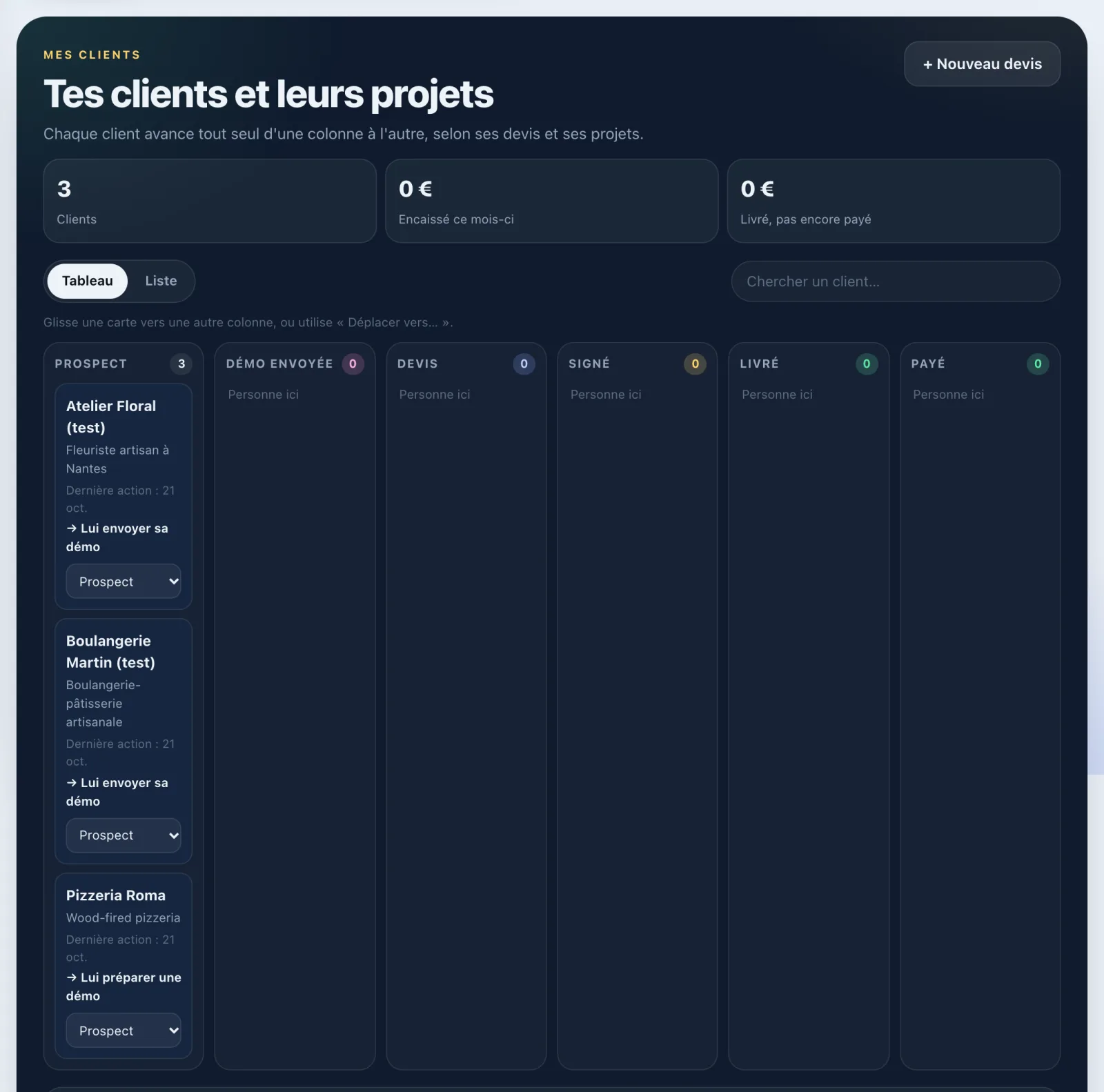 Mes clients