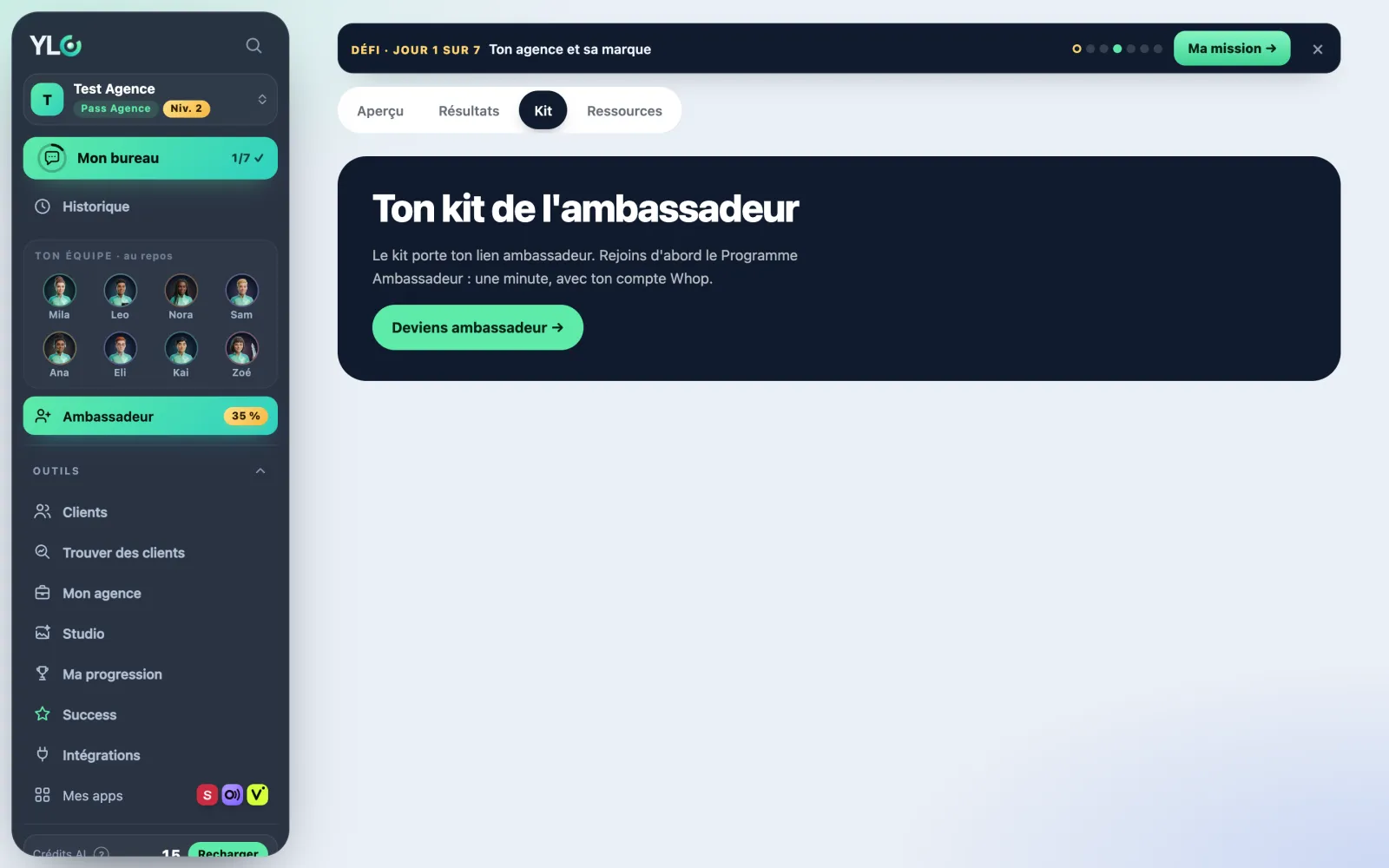 Ton kit de parrainage