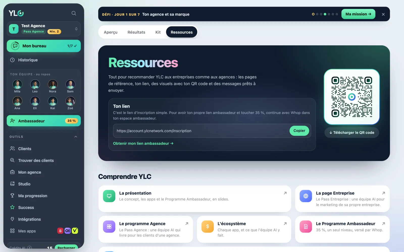 Les ressources du Programme Ambassadeur