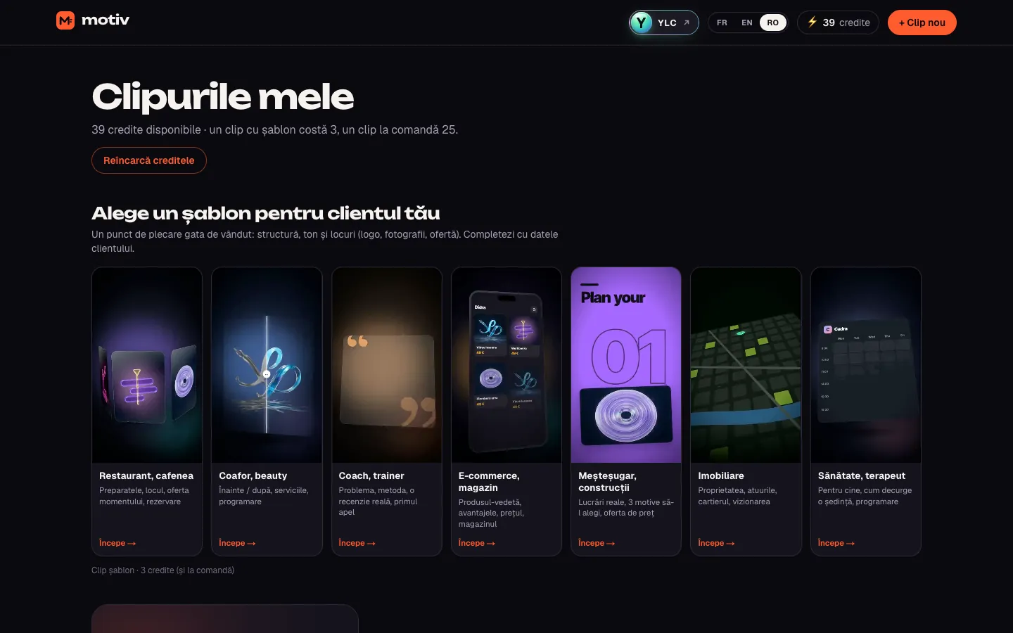 Ecranul de pornire Motiv