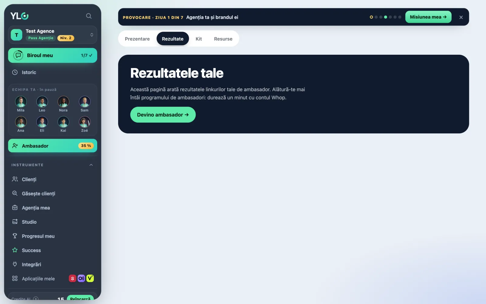 Rezultatele recomandărilor tale